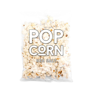 Wit popcorn