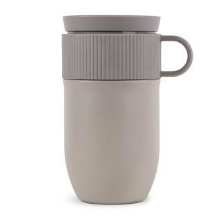 sagaform ted isolatie mok beige 280ml lekvrij en vaatwasserbestendig