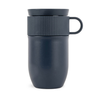 sagaform ted isolatie mok donkerblauw 280ml lekvrij en vaatwasserbestendig