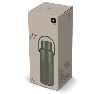 sagaform theo thermosfles groen gerecycled 1liter geschenkverpakking sagaform theo thermosfles groen gerecycled 1liter geschenkverpakking