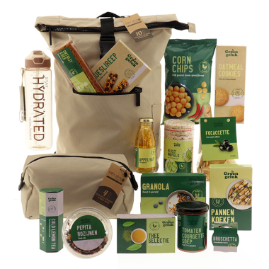 Groen Geluk RPET rugtas toilettas