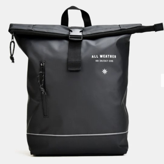 All Weather Fiets Rugzak Zwart - met laptopvak All Weather rugzak fietstas zwart 8732