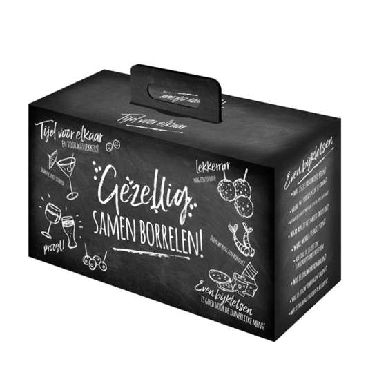 Borrelbox koffermodel Borrelbox black