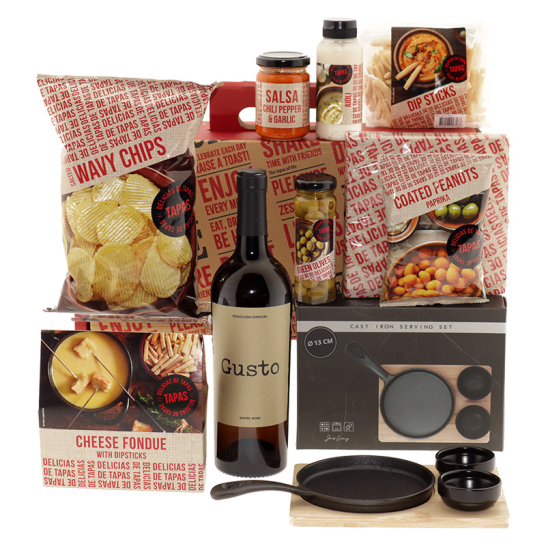 Gietijzeren Pan - Delicias De Tapas Delicias De Tapas Gietijzeren pan kaasfondue