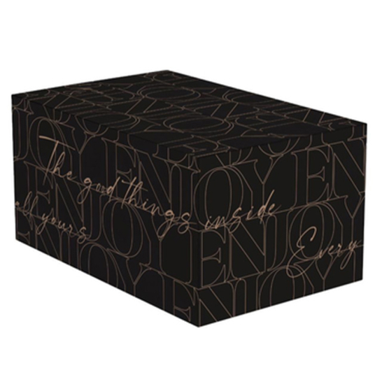 Geschenkdoos Moments Kraft Zwart - 80% gerecycled Geschenkdoos Moments Kraft Zwart