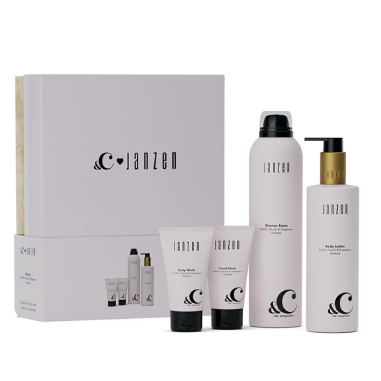 JANZEN Gift Set &C Vanilla Peach & Happiness JANZEN Gift Set C Vanilla Peach Happiness