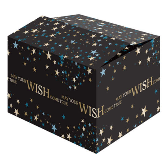 Kerstpakketdoos Make a Wish - 80% gerecycled Kerstpakkettendoos Make a Wish