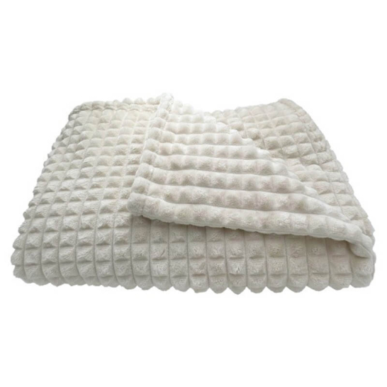 LEEFF Plaid Paula Sand - 150x200cm Leeff plaid paula zand