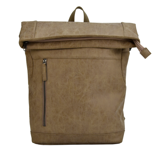 Rugzak Vintage PU Taupe Rugzak Vintage PU Taupe 8788