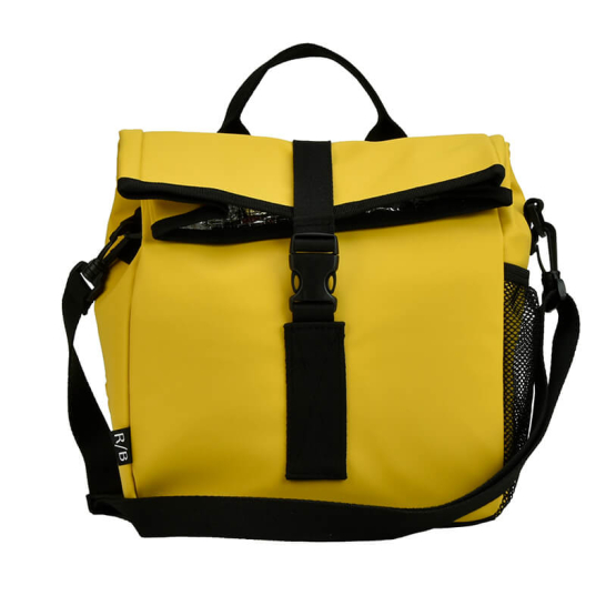 Lunch Koeltas Mat PU Geel - voor op de fiets Travel Lunch Tas Geel 8793