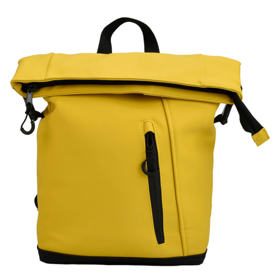 Rugzak Travel Mat PU Geel Travel rugzak 8792 Geel