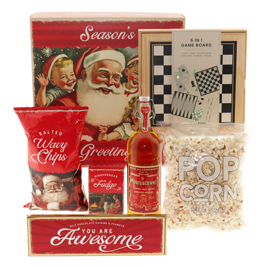 6 in 1 Spelbord - Vintage Christmas Vintage Christmas 6 in 1 Spelbord