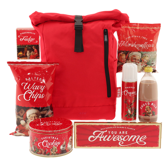 Rugzak 100% gerecycled PET - Vintage Christmas Vintage Christmas Rugzak 100 gerecycled PET