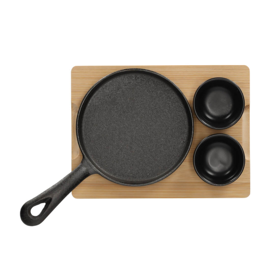 Gietijzeren Serveerset Rond - JENS Living jens living gietijzeren serveerset rond 25535