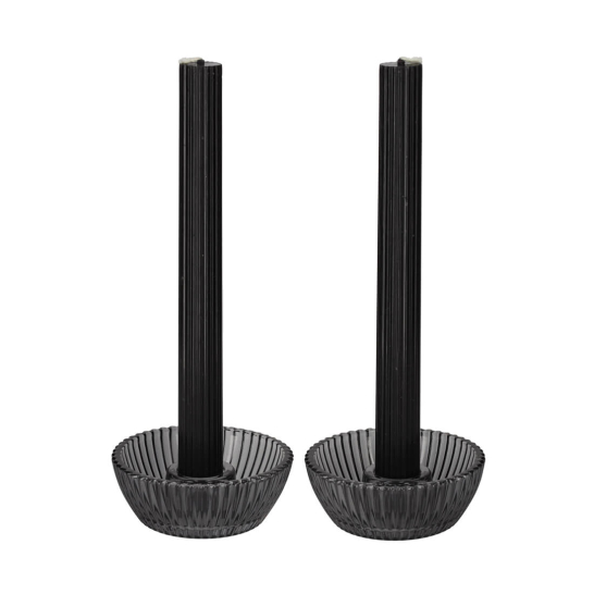 Giftset Kandelaar + Kaars Zwart - JENS Living jens living giftset kandelaar kaars zwart 2 25624