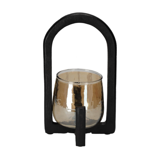 Lantaarn Ravi Zwart Small - JENS Living jens living lantaarn ravi zwart small 25661