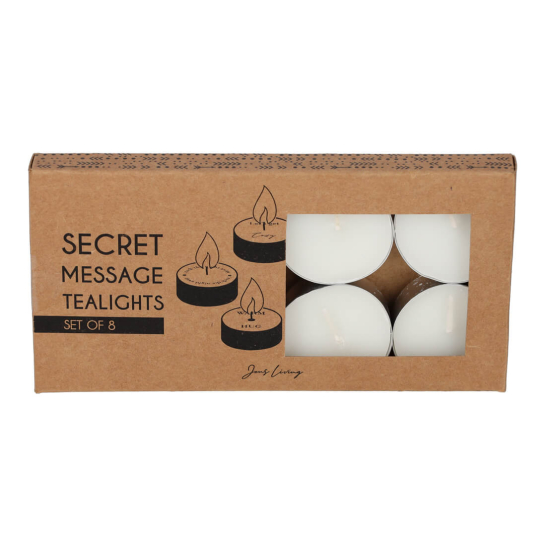 Secret Message Theelichten - JENS Living jens living secret message theelichten 8 25448