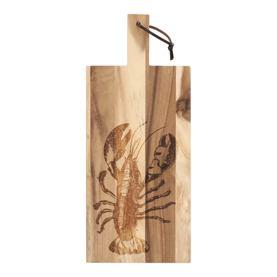 Serveerplank Kreeft Acaciahout - 48x20cm - JENS Living jens living serveerplank kreeft large 25378