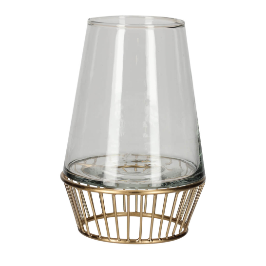 Theelicht Lantaarn Small Goud - JENS Living jens living theelicht lantaarn small goud 25688