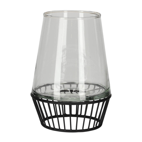 Theelicht Lantaarn Small Zwart - JENS Living jens living theelicht lantaarn small zwart 25686