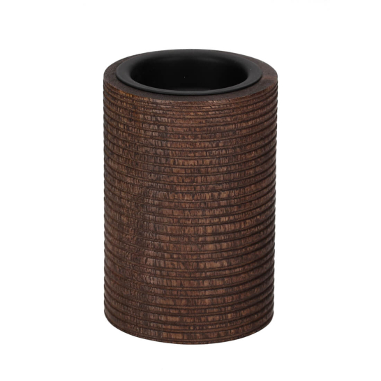 Theelichthouder Teun Bruin Large - JENS Living jens living theelichthouder teun bruin large 25683