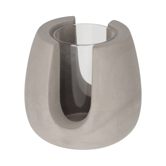 Theelichthouder Tijn Grijs - JENS Living jens living theelichthouder tijn grijs 25461