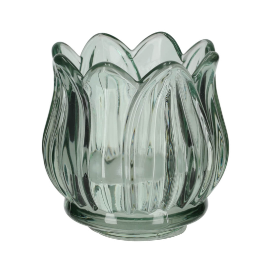 Theelichthouder Tulp Groen Small - JENS Living jens living theelichthouder tulp groen small 25444