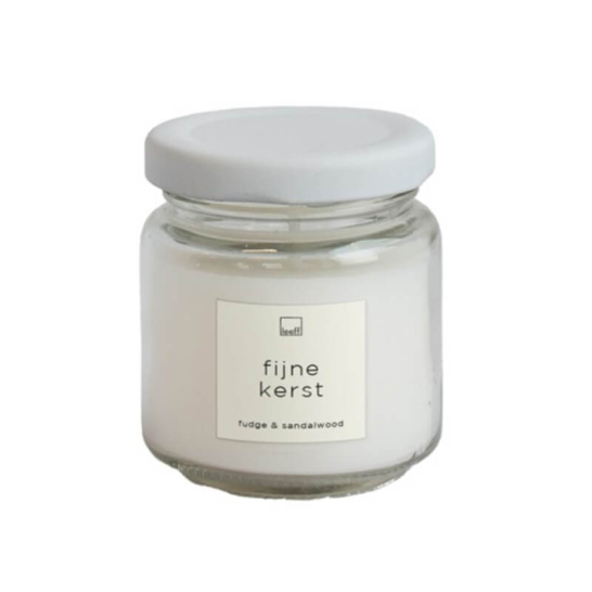 Leeff Jar Candle S - Fijne Kerst leeff jar candle s fijne kerst