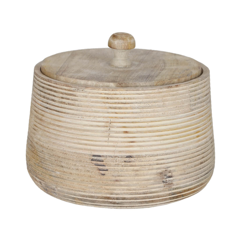 Opbergpot XL Mangohout - JENS Living Jens-living-mango-opbergpot-xl-25224