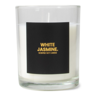 Geurkaars White Jasmine Zwart duurzaam JENS Living 24833