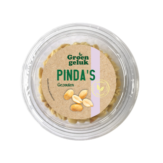 Groen Geluk Pindas gezouten BIO cup 9756 Groen Geluk Pindas gezouten BIO cup 9756