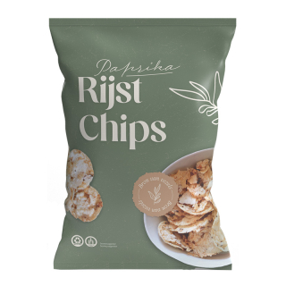 Pure collection Bruine rijstchips paprika 8959