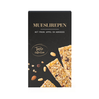 Taste collection Mueslirepen fruit 2 stuks 8682 Taste collection Mueslirepen fruit 2 stuks 8682