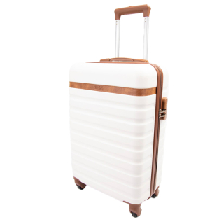 Trolley Classic ABS Ivoor voering gerecycled PET Trolley Classic ABS Ivoor voering gerecycled PET