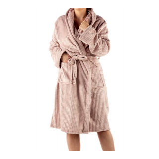 Wafel Badjas Beau Oud Roze Wafel Badjas Beau Oud Roze