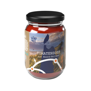 Wind mee Tomaat courgettesoep veggie in pot 9572 Wind mee Tomaat courgettesoep veggie in pot 9572